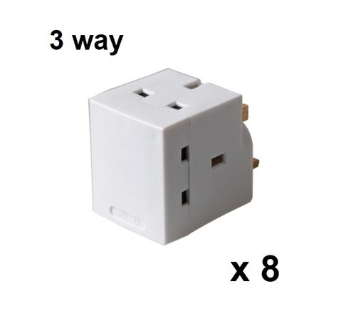 Way pin adaptor 13 amp - 3,