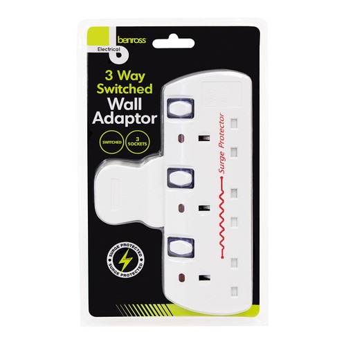 Way wall adaptor plug - wall,