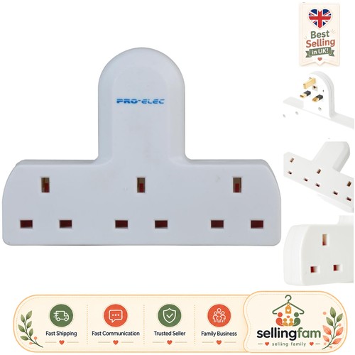 Unswitched way plug adapter - 3-way,
